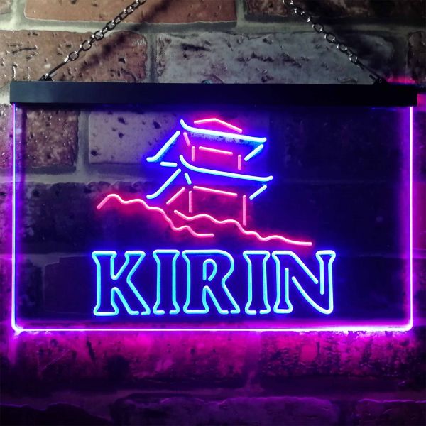 Kirin Ichiban - Japanese Pagoda Dual LED Neon Light Sign